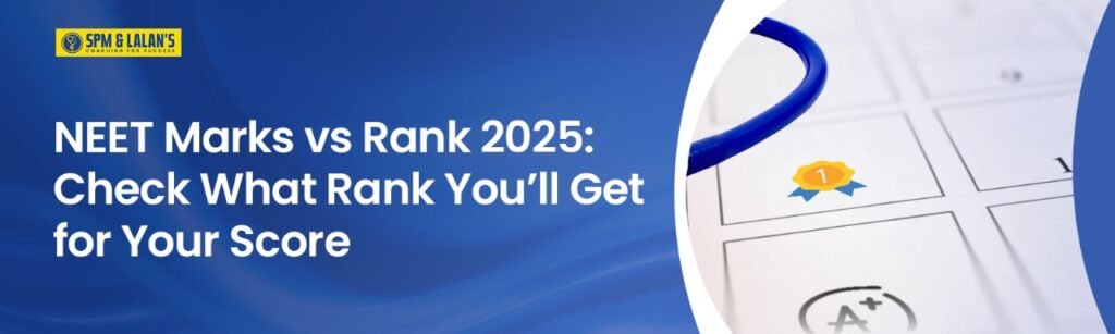 NEET Marks vs Rank