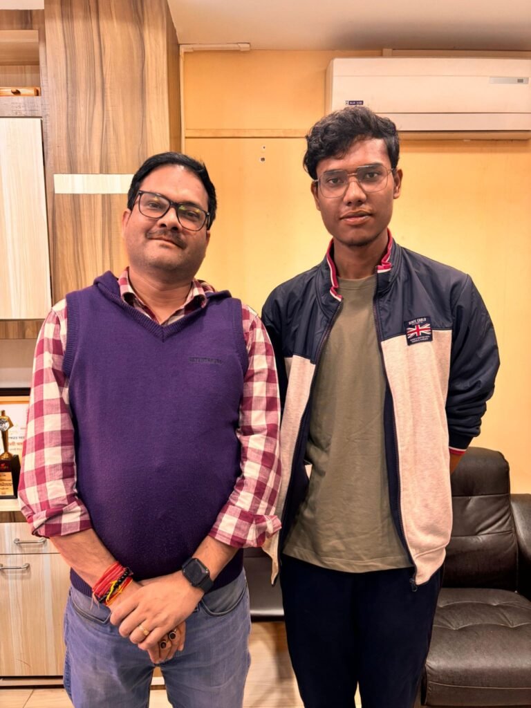 Dipangshu Kalita with Lalan Sir