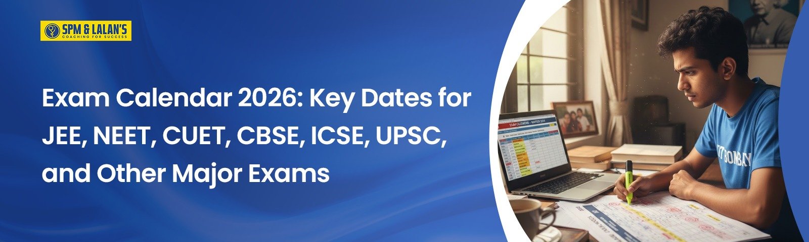 Exam Calendar 2026: Key Dates for JEE, NEET, CUET, CBSE, ICSE, UPSC, and Other Major Exams