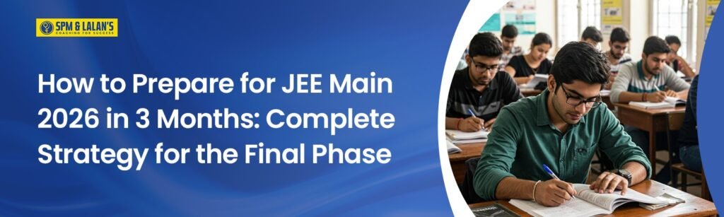 JEE Main preparation in 3 months 