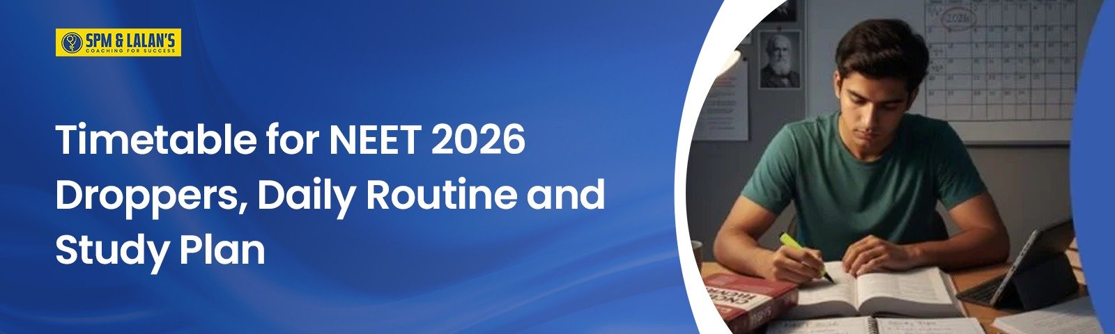 Timetable for NEET 2026 Droppers, Daily Routine and Study Plan