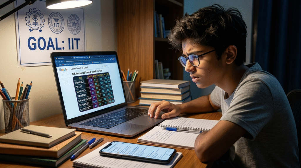 Lowest Cutoff at IITs