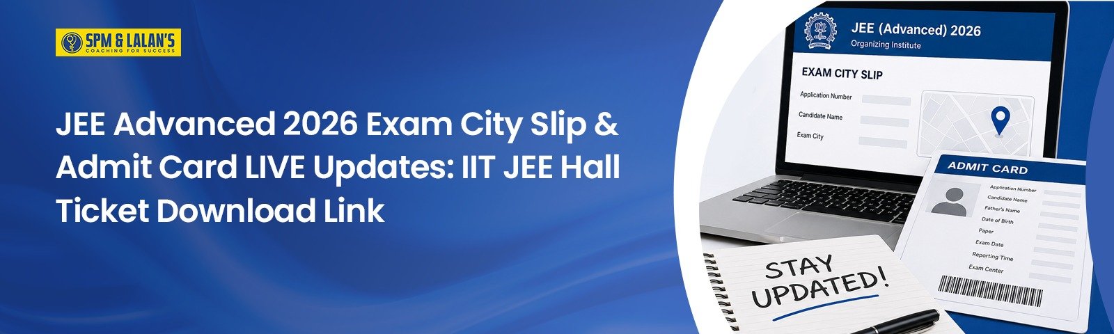 JEE Advanced 2026 Exam City Slip & Admit Card LIVE Updates: IIT JEE Hall Ticket Download Link