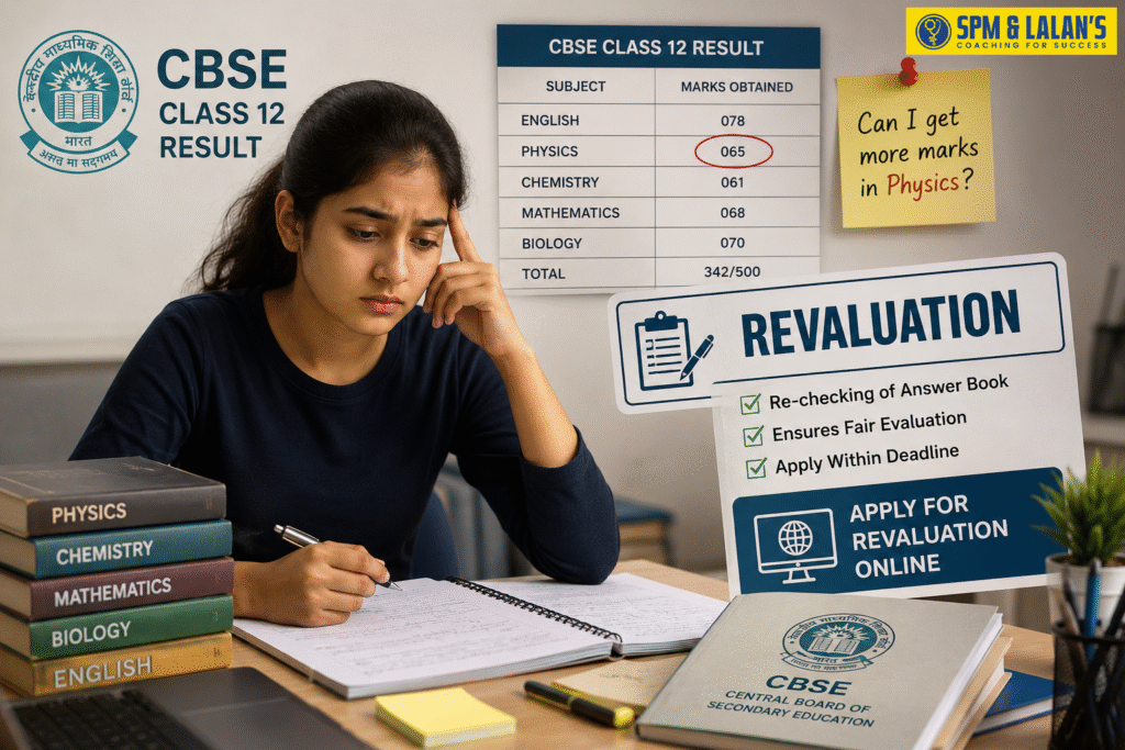 CBSE Class 12 revaluation process 2026 

