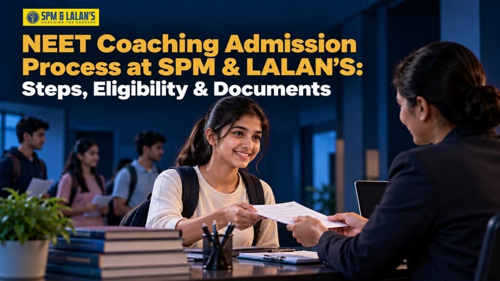 NEET coaching admission process 

