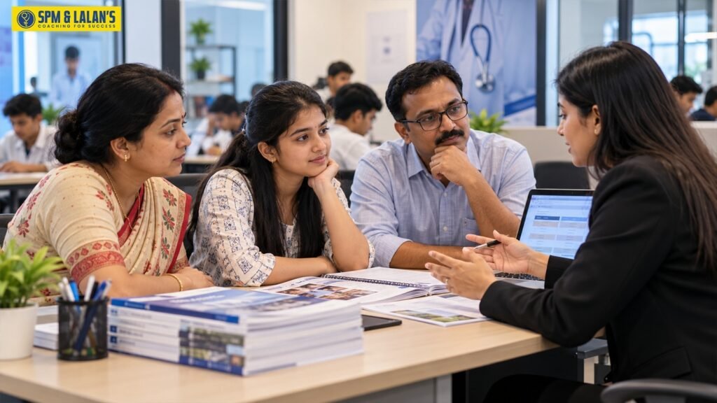 SPM & LALAN'S career counselling session helping students and parents explore academic and career options.