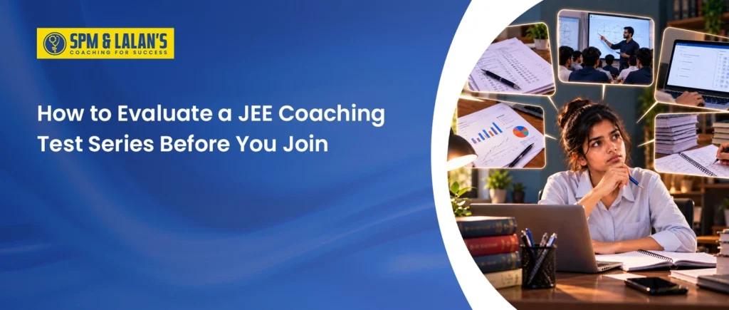 How to evaluate a JEE coaching test series before joining